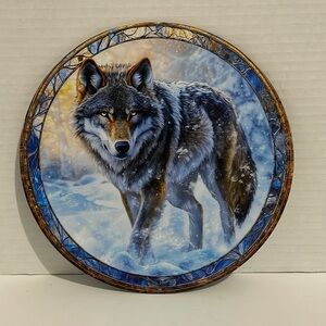 Suncatcher Acrylic Wolf Wildlife Animal Home Cottage Decor 7.5” Gift